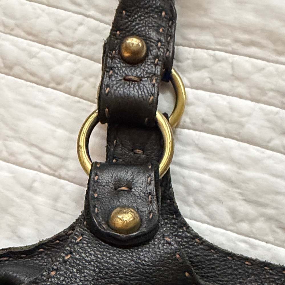 Carla Mancini Yummy Black Leather Women's Bag - Picture 5 of 7